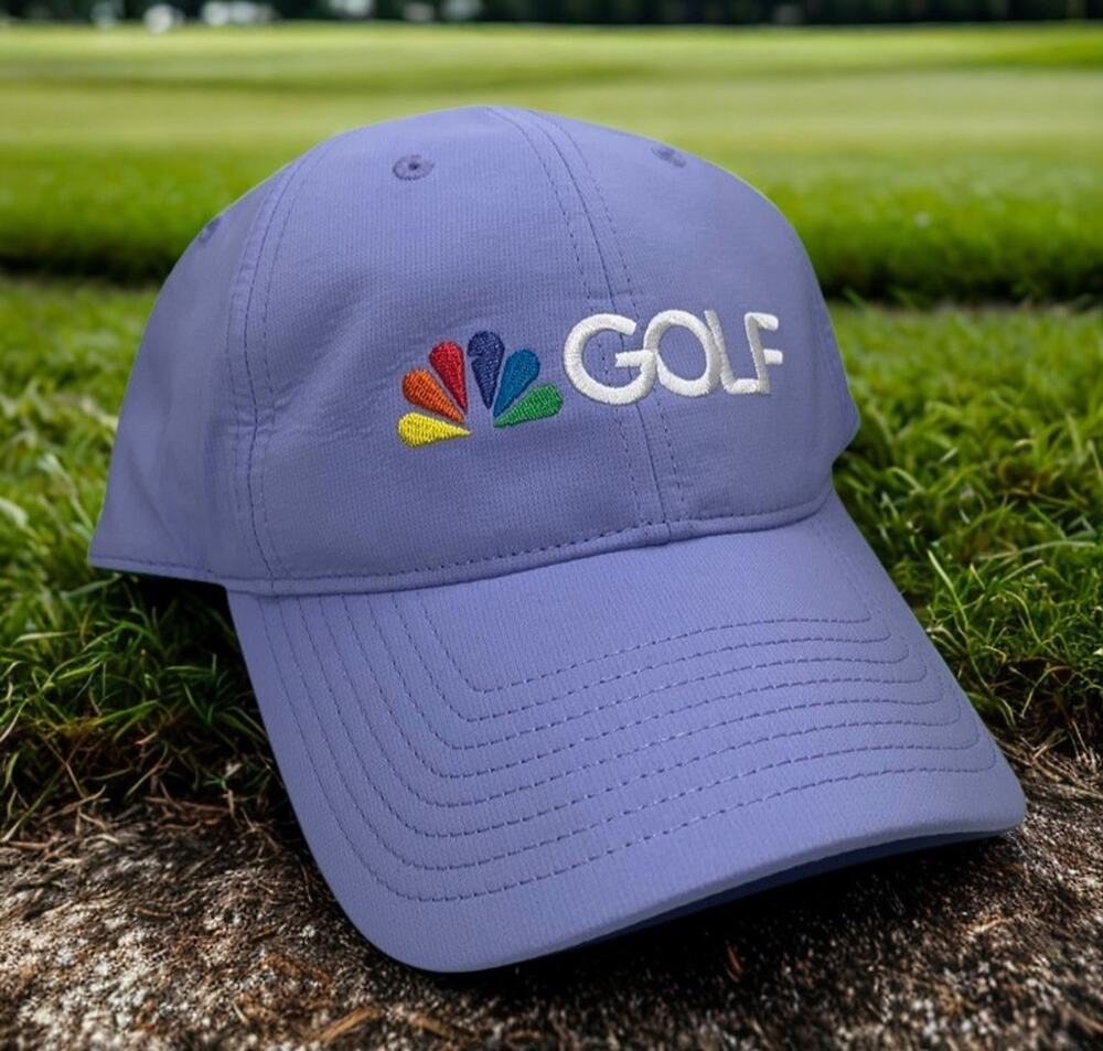 NBC Golf Sports x FootJoy Adjustable Hat Purple Strapback Cap NWOT Rare Golf